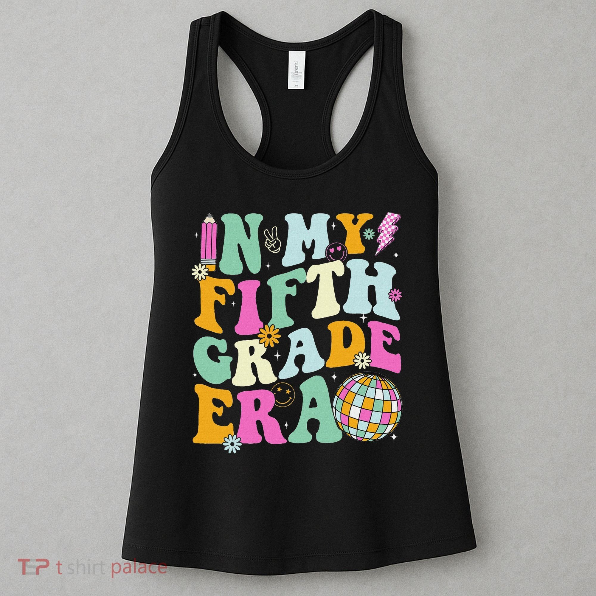 In My Fifth Grade Era Back To School 5th Grade Teacher Women's Tank Top