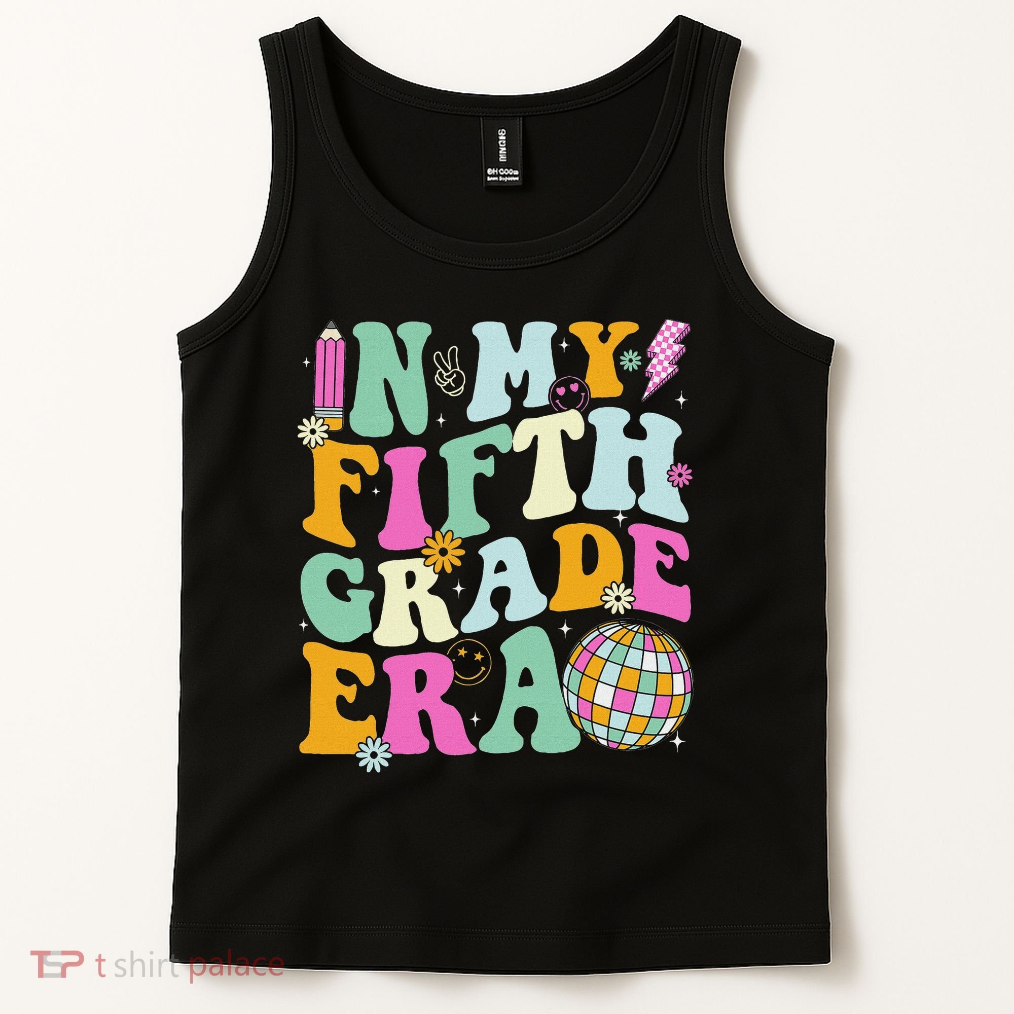 In My Fifth Grade Era Back To School 5th Grade Teacher Tank Top