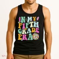 In My Fifth Grade Era Back To School 5th Grade Teacher Tank Top thumb 3