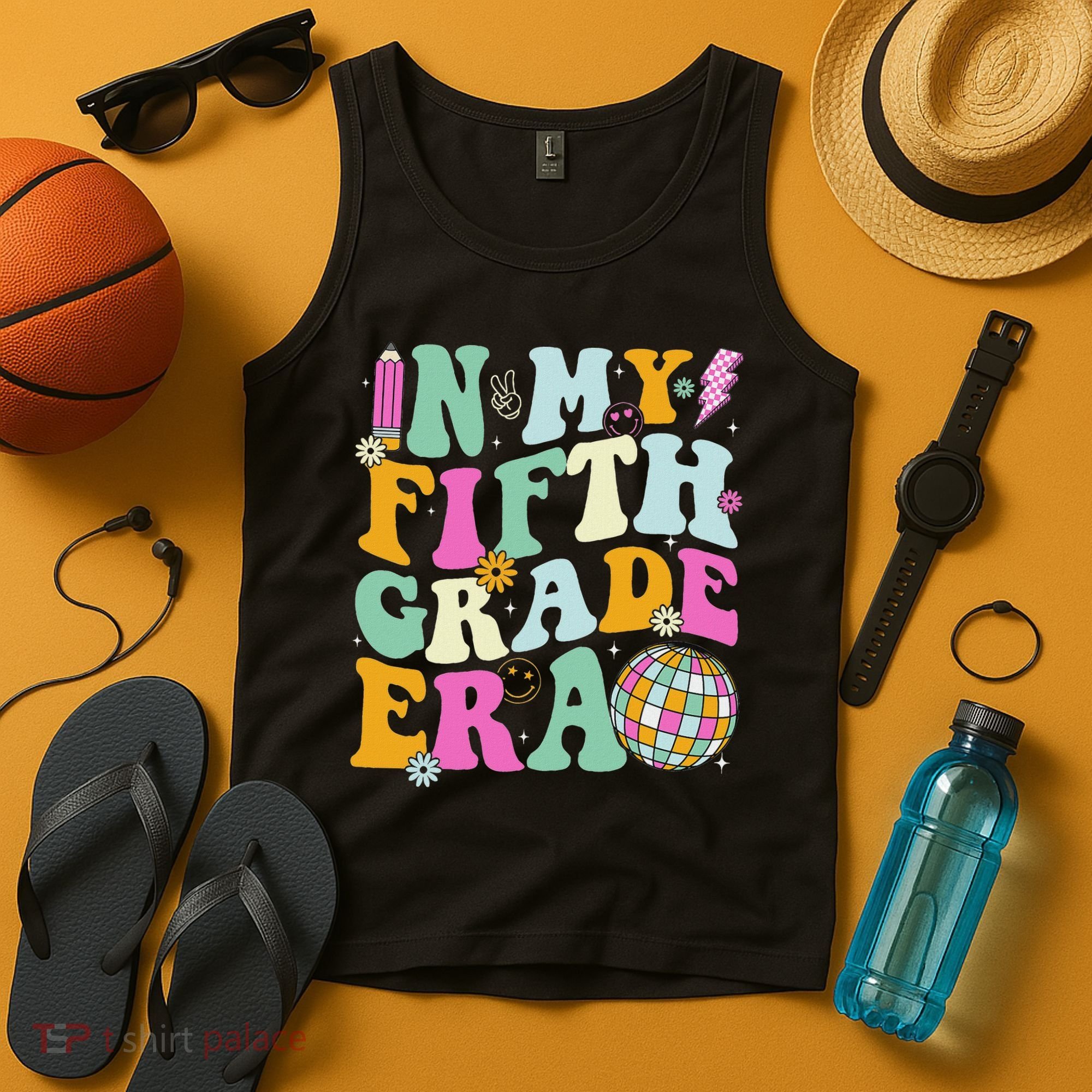 In My Fifth Grade Era Back To School 5th Grade Teacher Tank Top