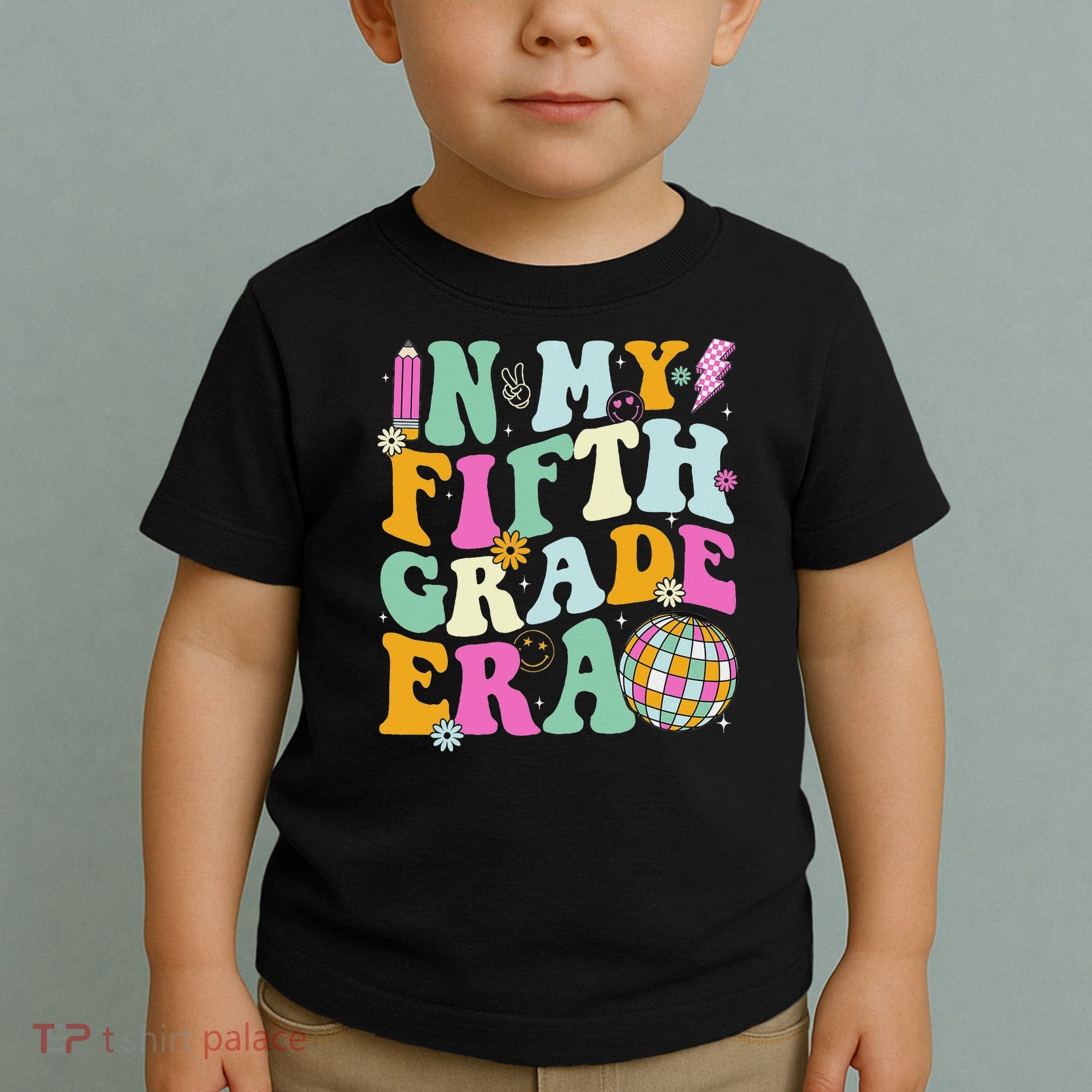 In My Fifth Grade Era Back To School 5th Grade Teacher Toddler T-Shirt