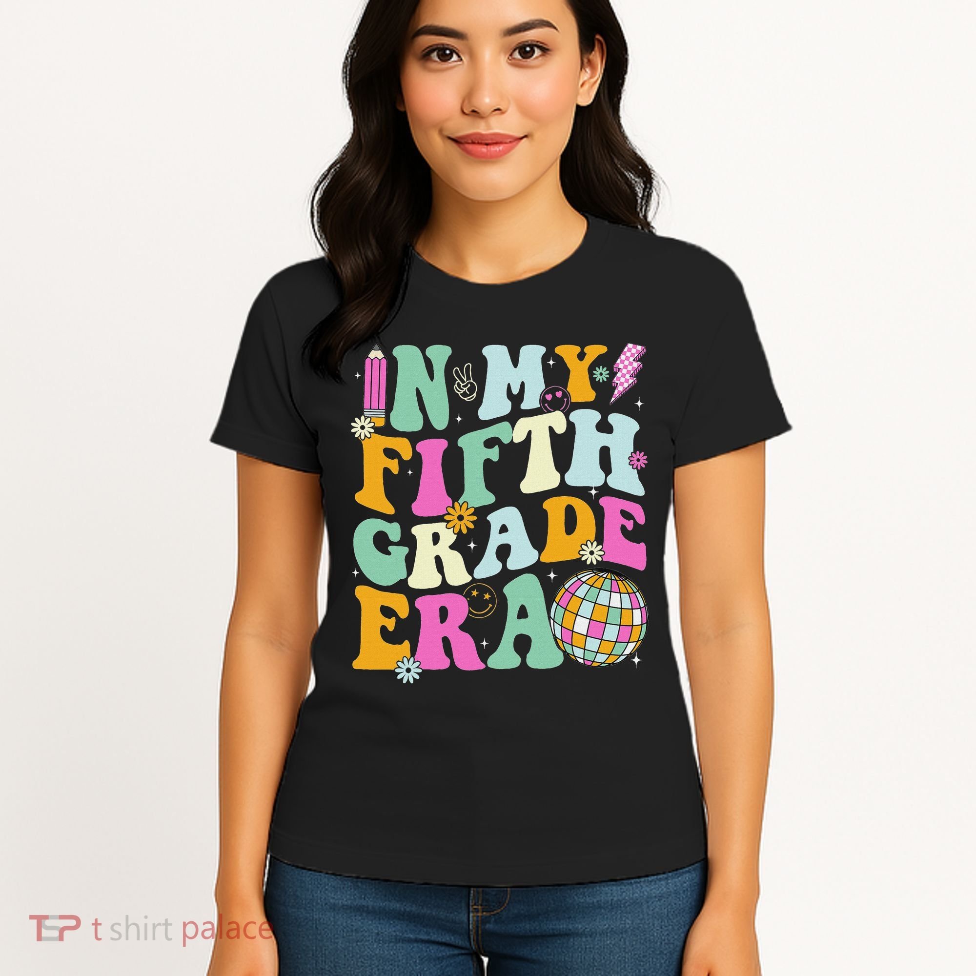 In My Fifth Grade Era Back To School 5th Grade Teacher Women's T-Shirt