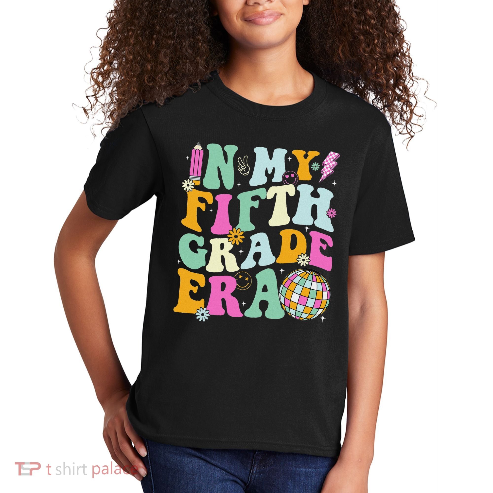 In My Fifth Grade Era Back To School 5th Grade Teacher Kids T-Shirt