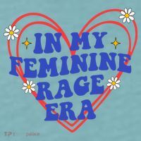 In My Feminine Rage Era Sueded Cloud Jersey T-Shirt thumb 2