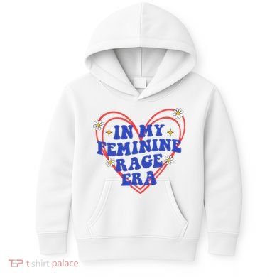 In My Feminine Rage Era Kids Hoodie