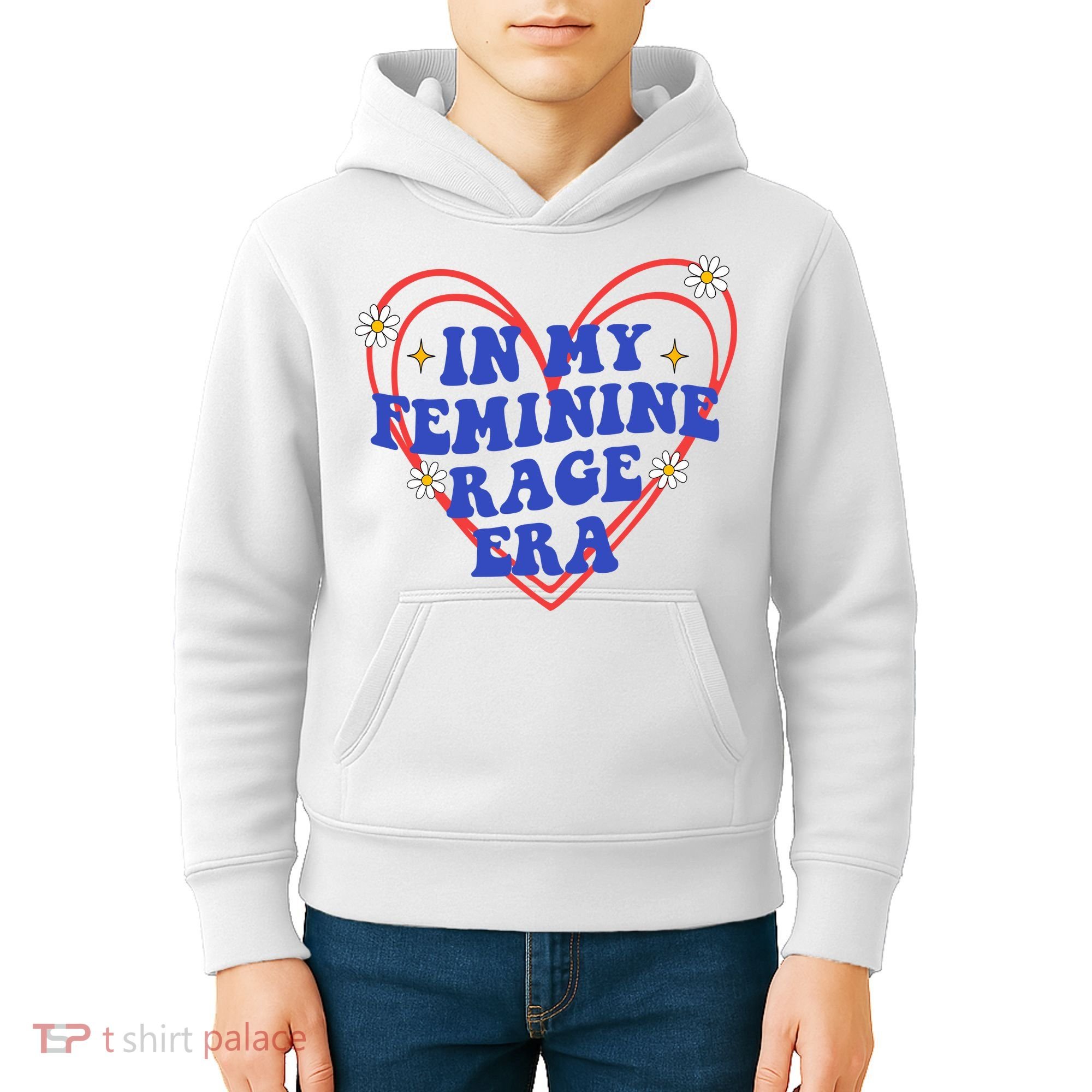 In My Feminine Rage Era Kids Hoodie
