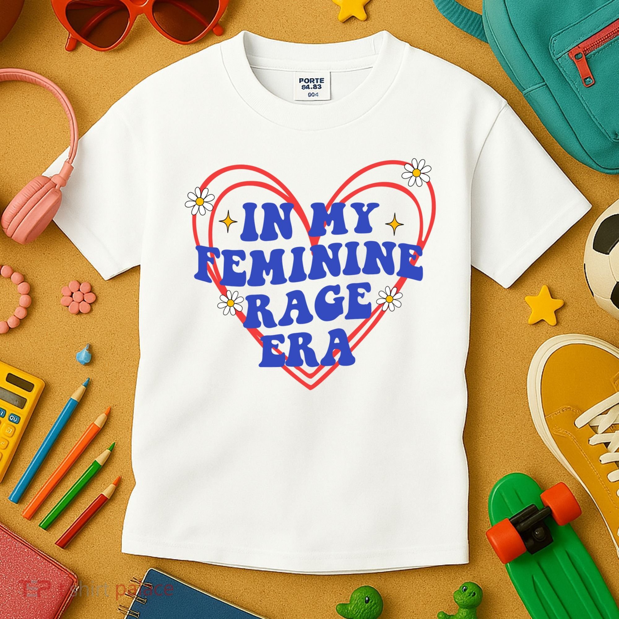 In My Feminine Rage Era Kids T-Shirt