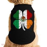 Irish Mexican Flag Ireland Mexico Shamrock St Patricks Day Gift Doggie Tank thumb 0
