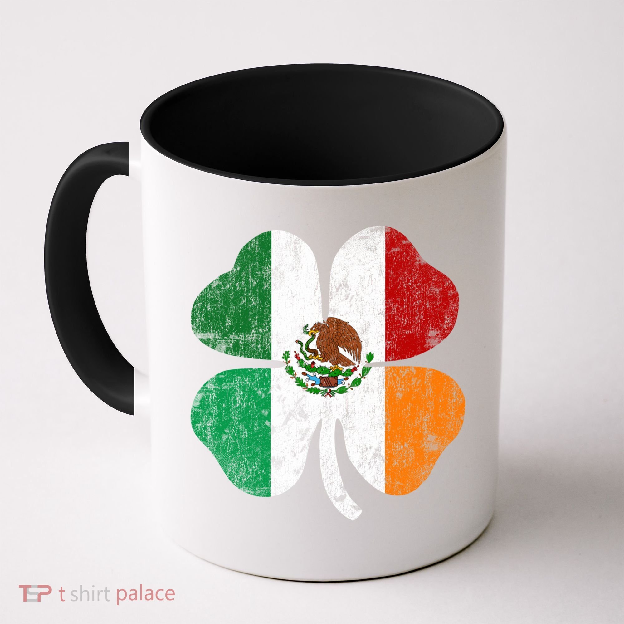 Irish Mexican Flag Ireland Mexico Shamrock St Patricks Day Gift Coffee Mug