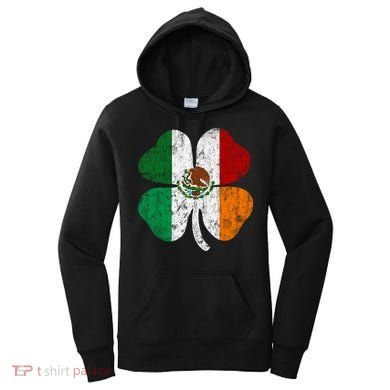 Irish Mexican Flag Ireland Mexico Shamrock St Patricks Day Gift Women's Hoodie