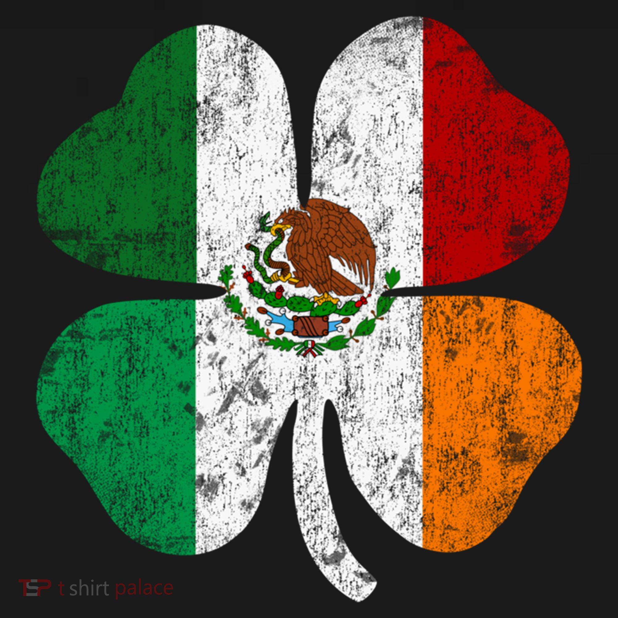 Irish Mexican Flag Ireland Mexico Shamrock St Patricks Day Gift Women's Hoodie