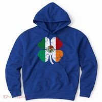 Irish Mexican Flag Ireland Mexico Shamrock St Patricks Day Gift Hoodie thumb 0