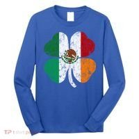 Irish Mexican Flag Ireland Mexico Shamrock St Patricks Day Gift Long Sleeve Shirt thumb 0