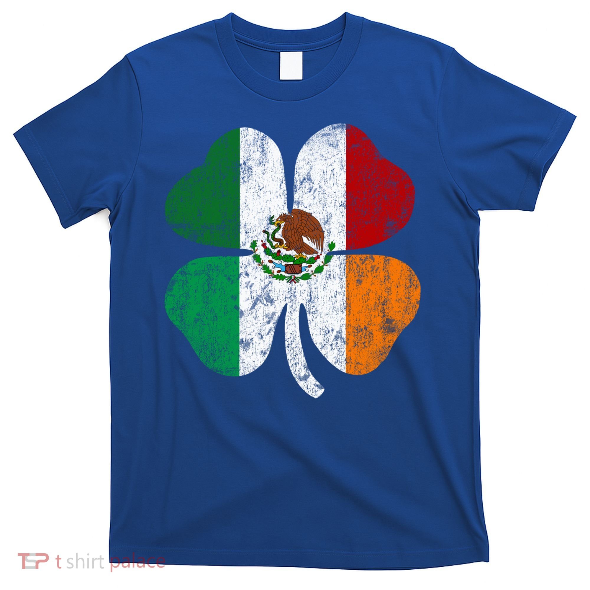 Irish Mexican Flag Ireland Mexico Shamrock St Patricks Day Gift T-Shirt