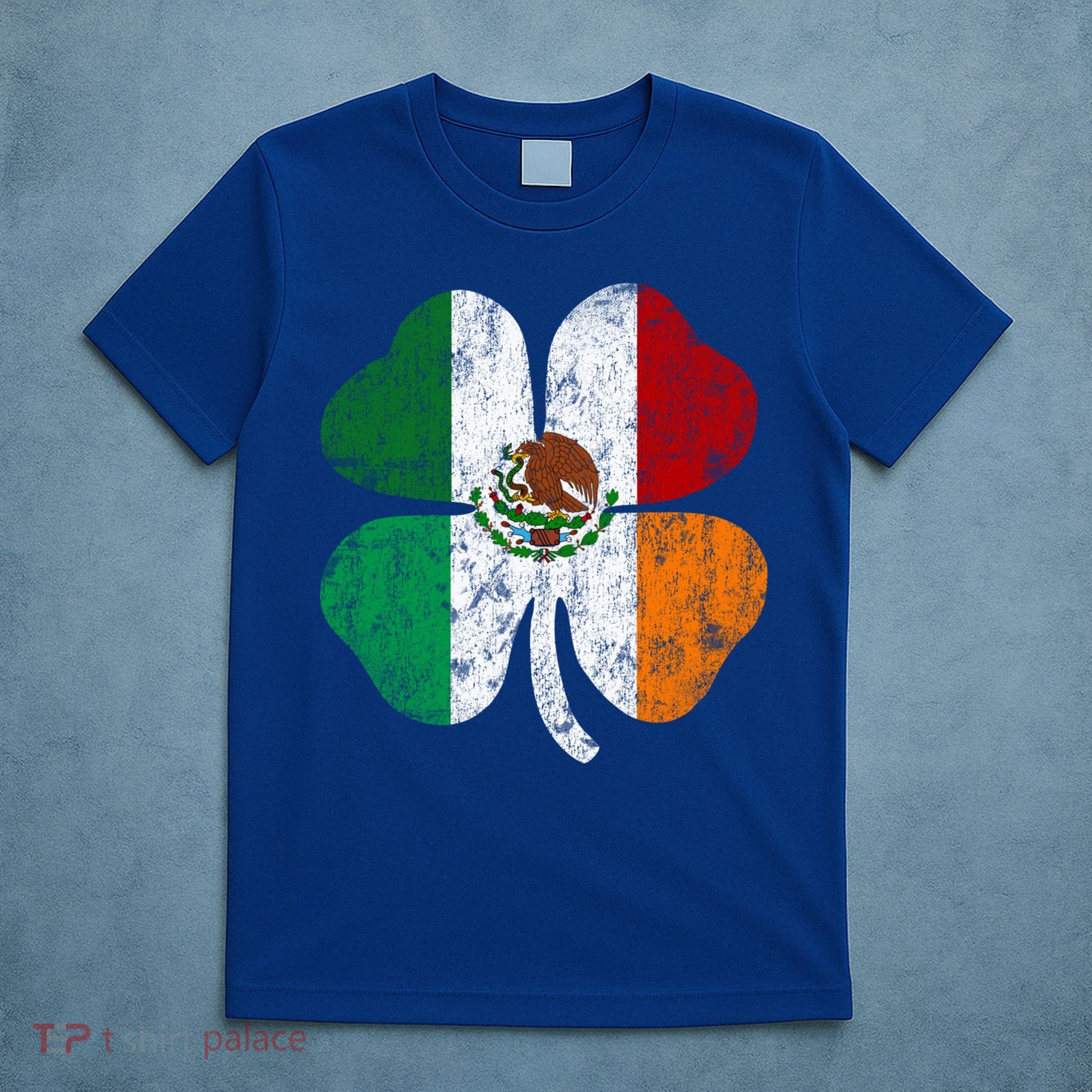 Irish Mexican Flag Ireland Mexico Shamrock St Patricks Day Gift T-Shirt