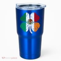 Irish Mexican Flag Ireland Mexico Shamrock St Patricks Day Gift Tumbler thumb 0