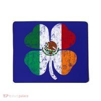 Irish Mexican Flag Ireland Mexico Shamrock St Patricks Day Gift Mousepad thumb 0