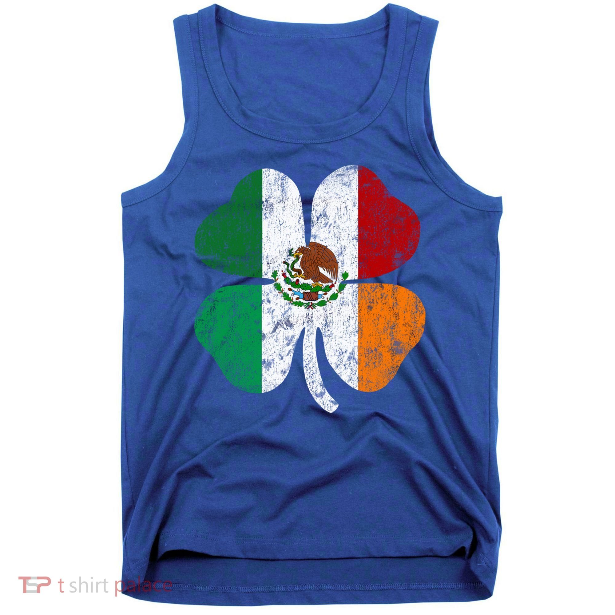 Irish Mexican Flag Ireland Mexico Shamrock St Patricks Day Gift Tank Top