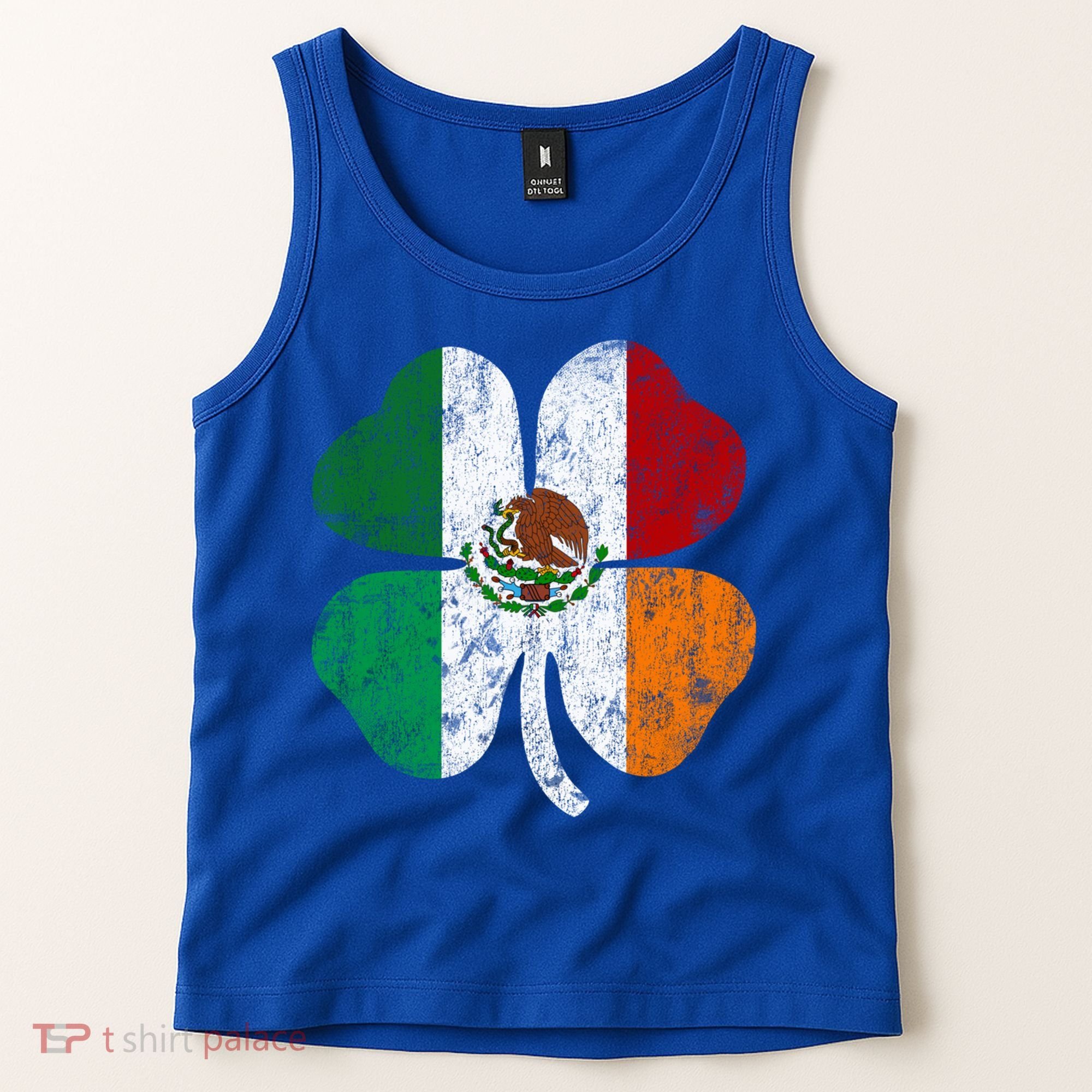 Irish Mexican Flag Ireland Mexico Shamrock St Patricks Day Gift Tank Top