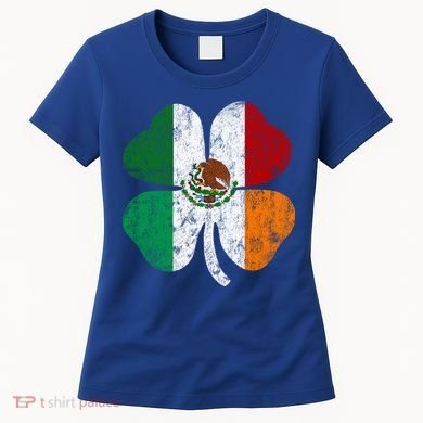 Irish Mexican Flag Ireland Mexico Shamrock St Patricks Day Gift Women's T-Shirt