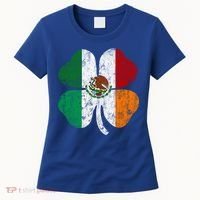 Irish Mexican Flag Ireland Mexico Shamrock St Patricks Day Gift Women's T-Shirt thumb 0
