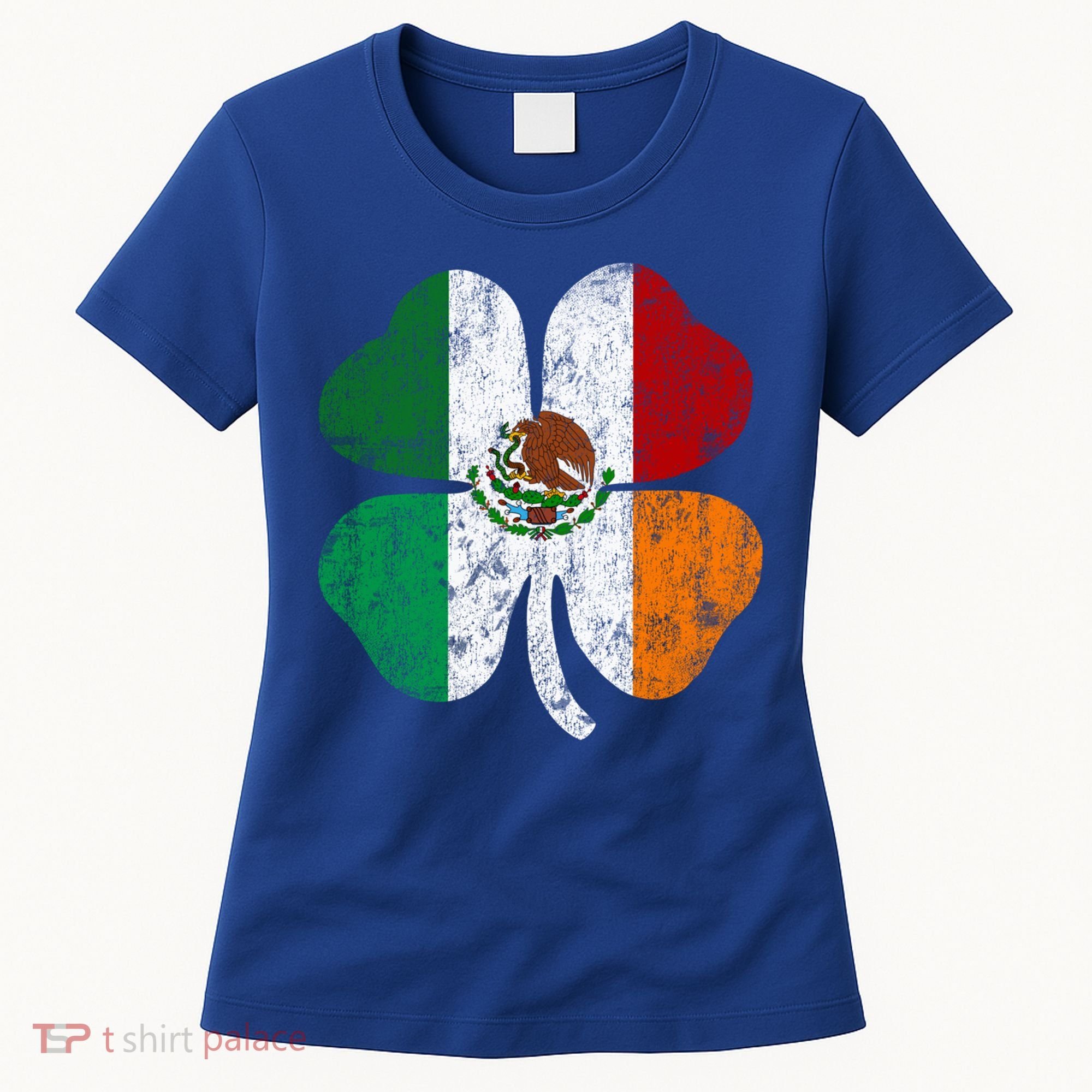 Irish Mexican Flag Ireland Mexico Shamrock St Patricks Day Gift Women's T-Shirt