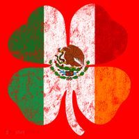 Irish Mexican Flag Ireland Mexico Shamrock St Patricks Day Gift Santa Hat thumb 1