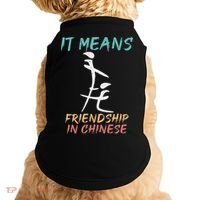 It Means Friendship In Chinese Funny Sarcasm Doggie Tank thumb 0