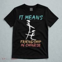 It Means Friendship In Chinese Funny Sarcasm T-Shirt thumb 5
