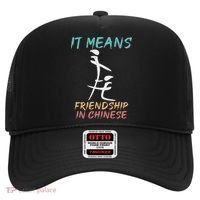 It Means Friendship In Chinese Funny Sarcasm Hat thumb 0