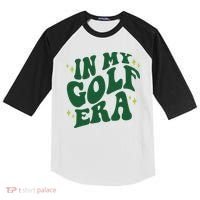 In My Golf Era Funny Golf Gift Kids Colorblock Raglan Jersey thumb 0