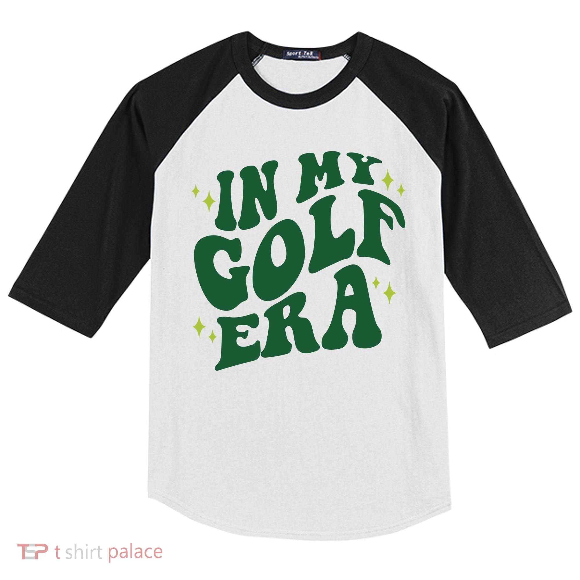 In My Golf Era Funny Golf Gift Kids Colorblock Raglan Jersey