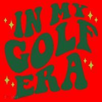 In My Golf Era Funny Golf Gift Santa Hat thumb 1