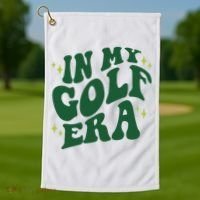 In My Golf Era Funny Golf Gift Golf Towel thumb 1