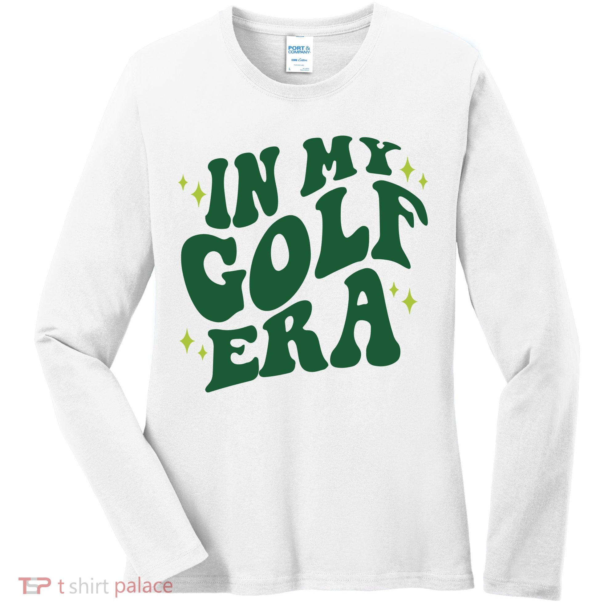 In My Golf Era Funny Golf Gift Women's Long Sleeve Shirt