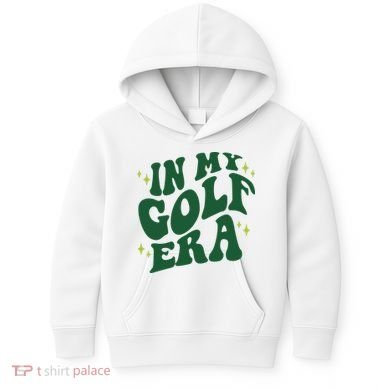 In My Golf Era Funny Golf Gift Kids Hoodie