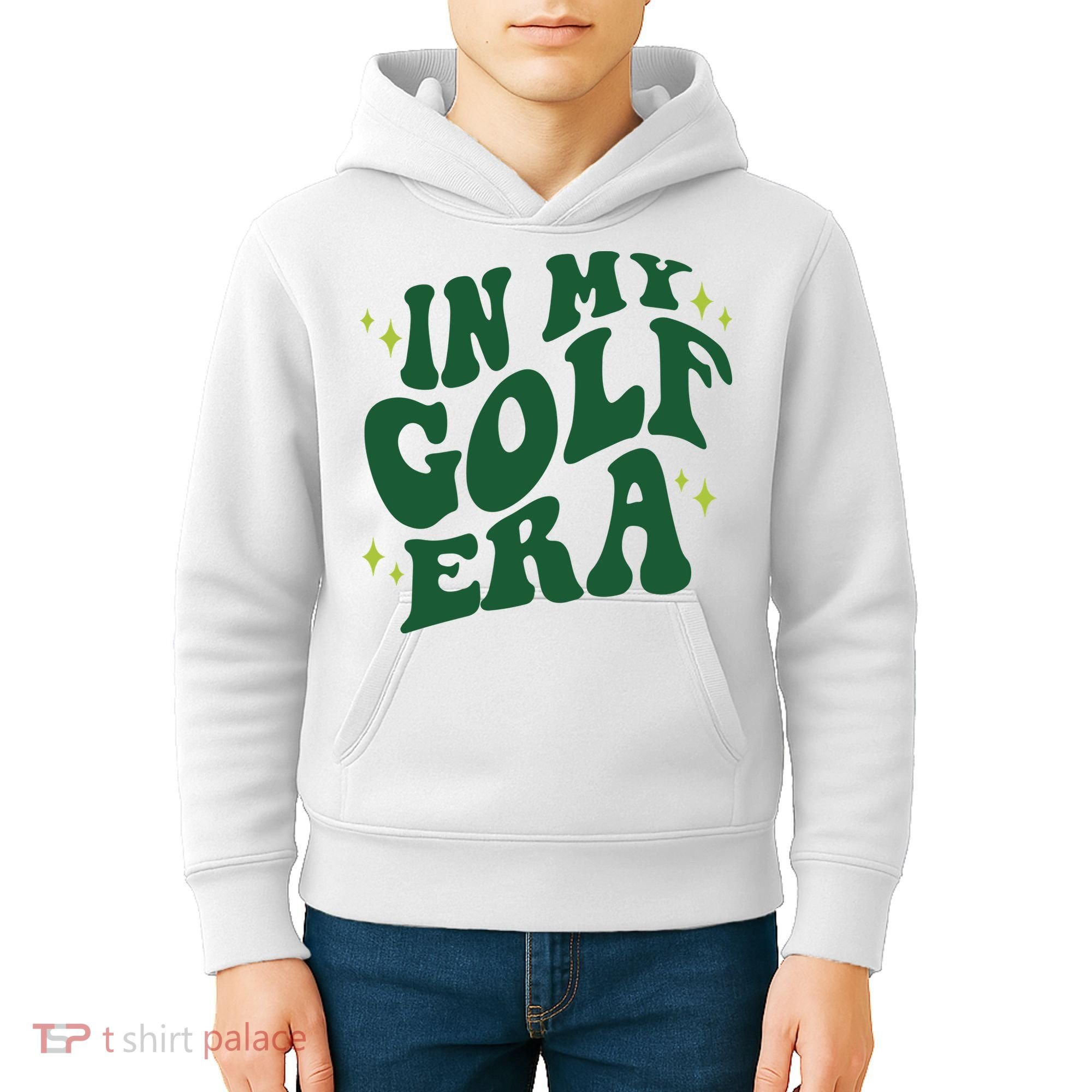 In My Golf Era Funny Golf Gift Kids Hoodie