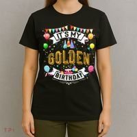 It's My Golden Birthday Cool Classic Birthday Gift T-Shirt thumb 4
