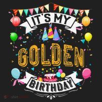 It's My Golden Birthday Cool Classic Birthday Gift Beanie thumb 2