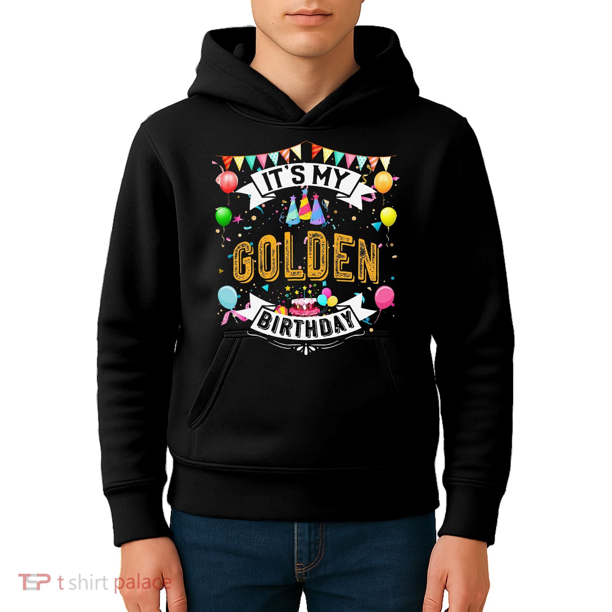 It's My Golden Birthday Cool Classic Birthday Gift Kids Hoodie