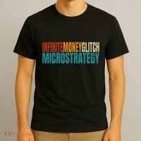 Infinite Money Glitch Microstrategy Bitcoin T-Shirt thumb 3