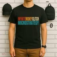 Infinite Money Glitch Microstrategy Bitcoin T-Shirt thumb 6