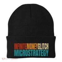 Infinite Money Glitch Microstrategy Bitcoin Beanie thumb 0
