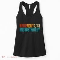 Infinite Money Glitch Microstrategy Bitcoin Women's Tank Top thumb 0