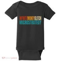 Infinite Money Glitch Microstrategy Bitcoin Baby Bodysuit thumb 0