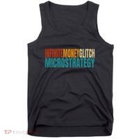 Infinite Money Glitch Microstrategy Bitcoin Tank Top thumb 0