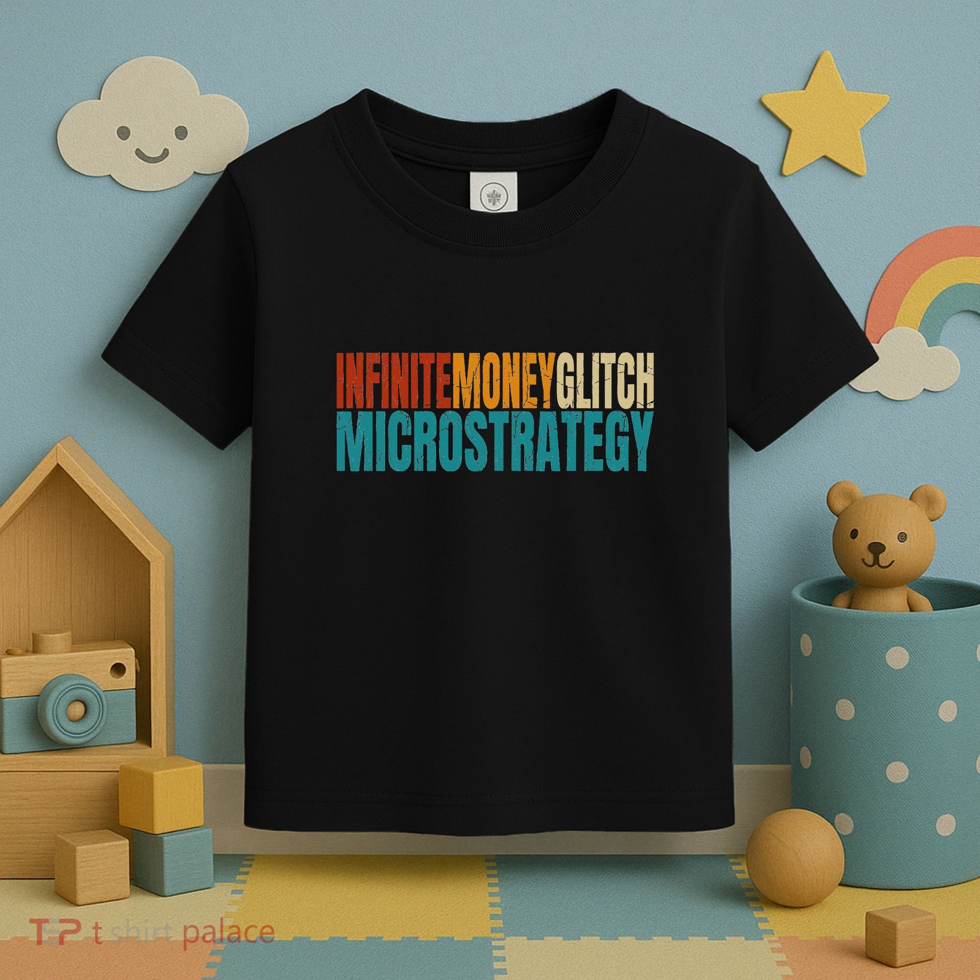 Infinite Money Glitch Microstrategy Bitcoin Toddler T-Shirt