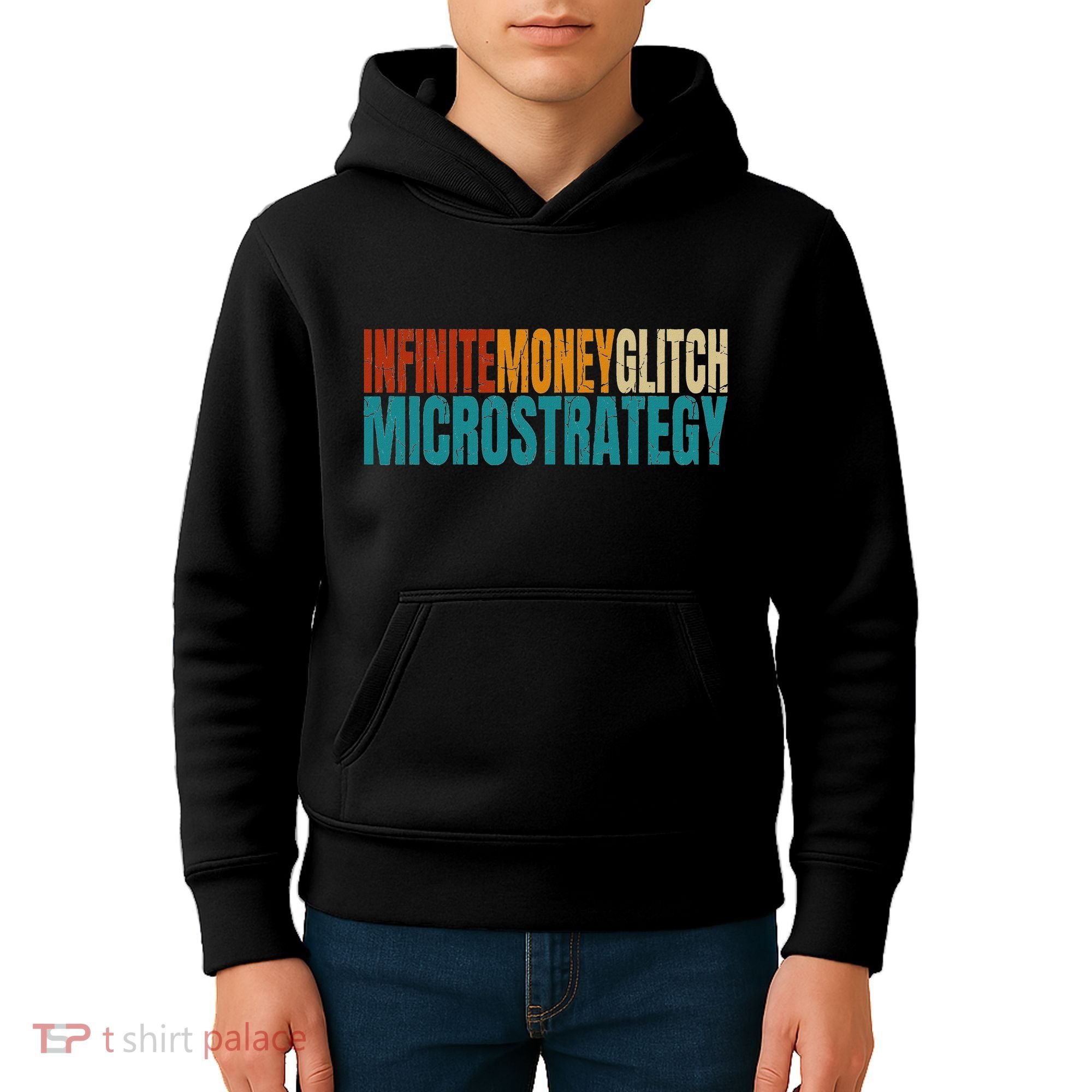 Infinite Money Glitch Microstrategy Bitcoin Kids Hoodie