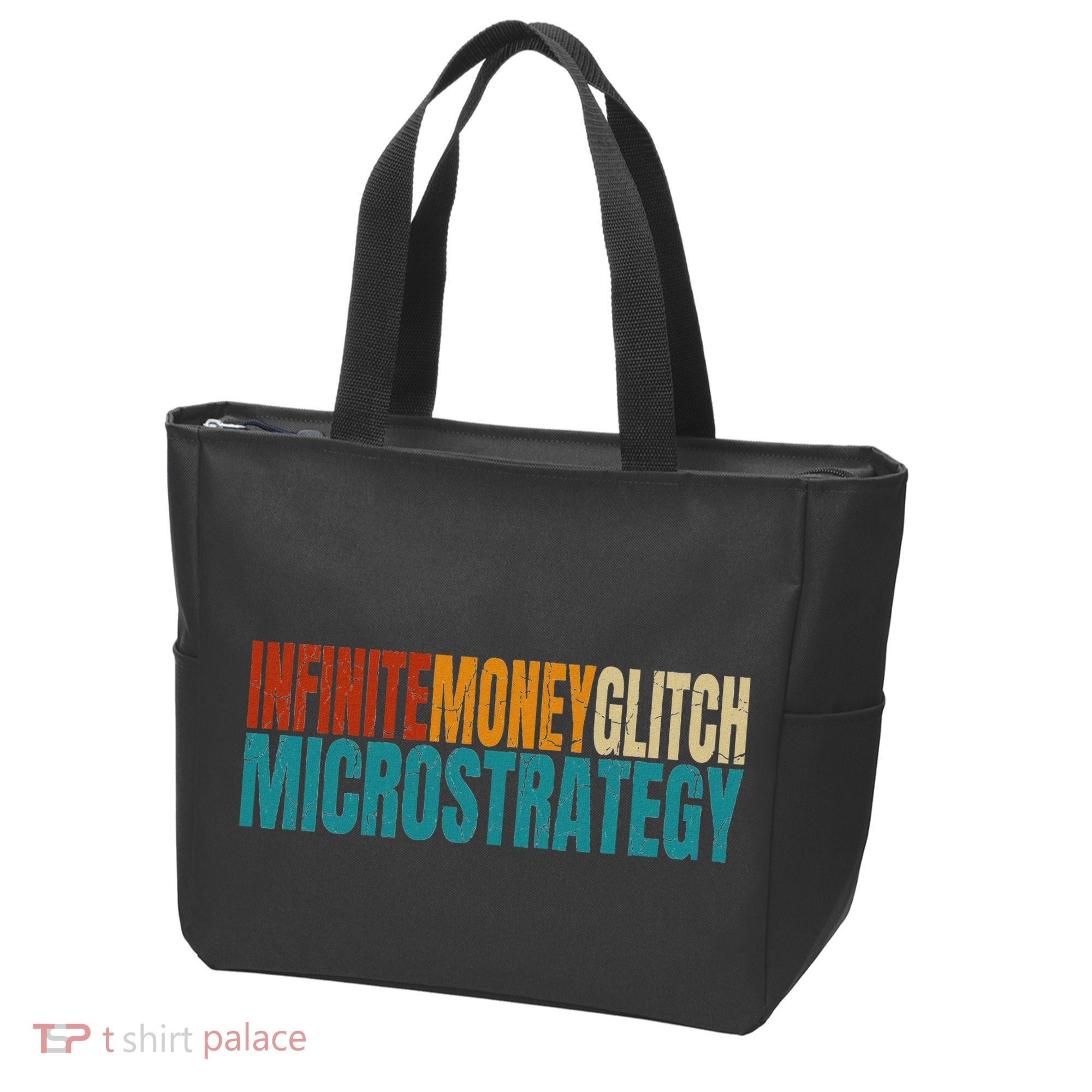 Infinite Money Glitch Microstrategy Bitcoin Tote Bag
