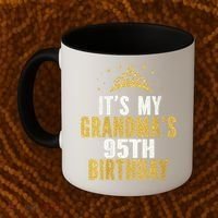 It'S My Grandma'S 95th Birthday 95 Years Old Coffee Mug thumb 2